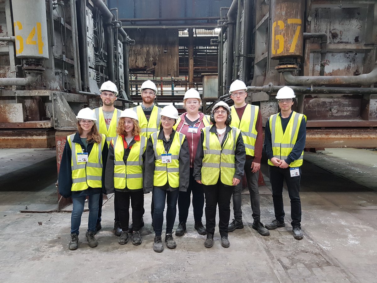 CatalysisCDT's tweet photo. Our MRes students recently visited Cogent Power in Newport. Captured some great photos! https://t.co/QDKW4sQg7I