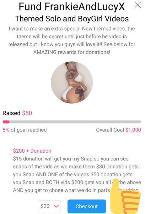 You can get my Snap currently for as little as &pound;15 by donating to my go fund me here https://t.co/Q2EapsC9Qc