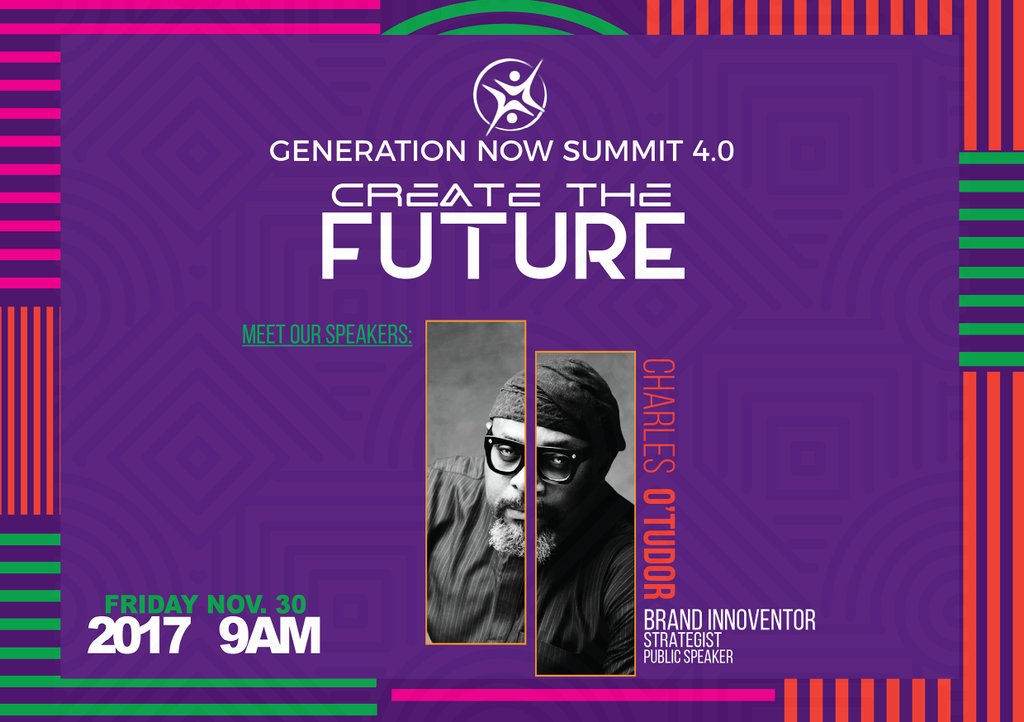 GenerationNOWng's tweet photo. MEET OUR SPEAKERS: Charles O'Tudor is aNigerian, brand strategist, public speaker and businessman. He is the principal consultant of ADSTRAT Branding Management Consortium.
#GNS4 #GenerationNowSummit 2017 NOVEMBER 30, Port Harcourt City. https://t.co/s9DlNzg3SQ