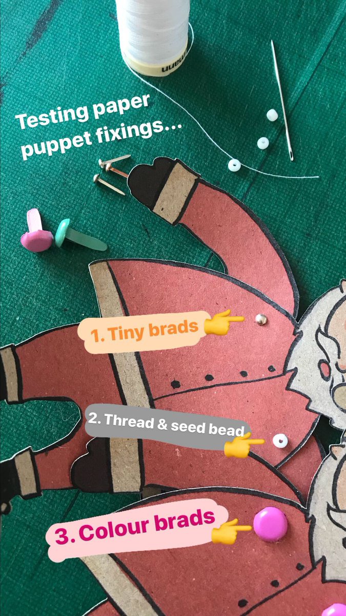 jonosandilands's tweet image. Any tips on paper puppet fixings? #paperpuppet