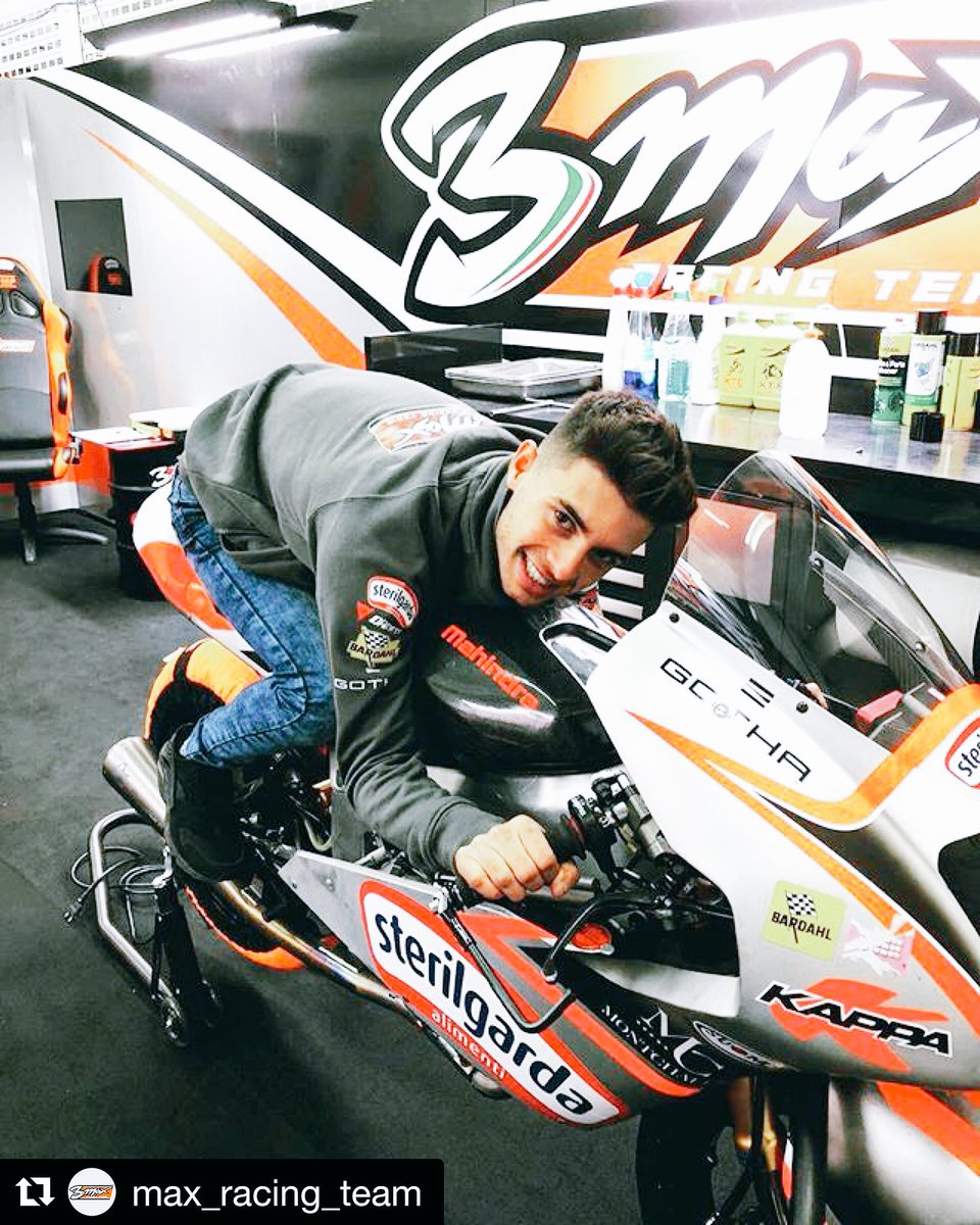 maxbiaggi's tweet photo. Benvenuto a @marcgarcia41 nel @MaxRacingMotoGP !!!
Welcome to our team Marc Garcia!
E adesso ✊🏻✊🏻✊🏻..... https://t.co/8ULHBmw9ji