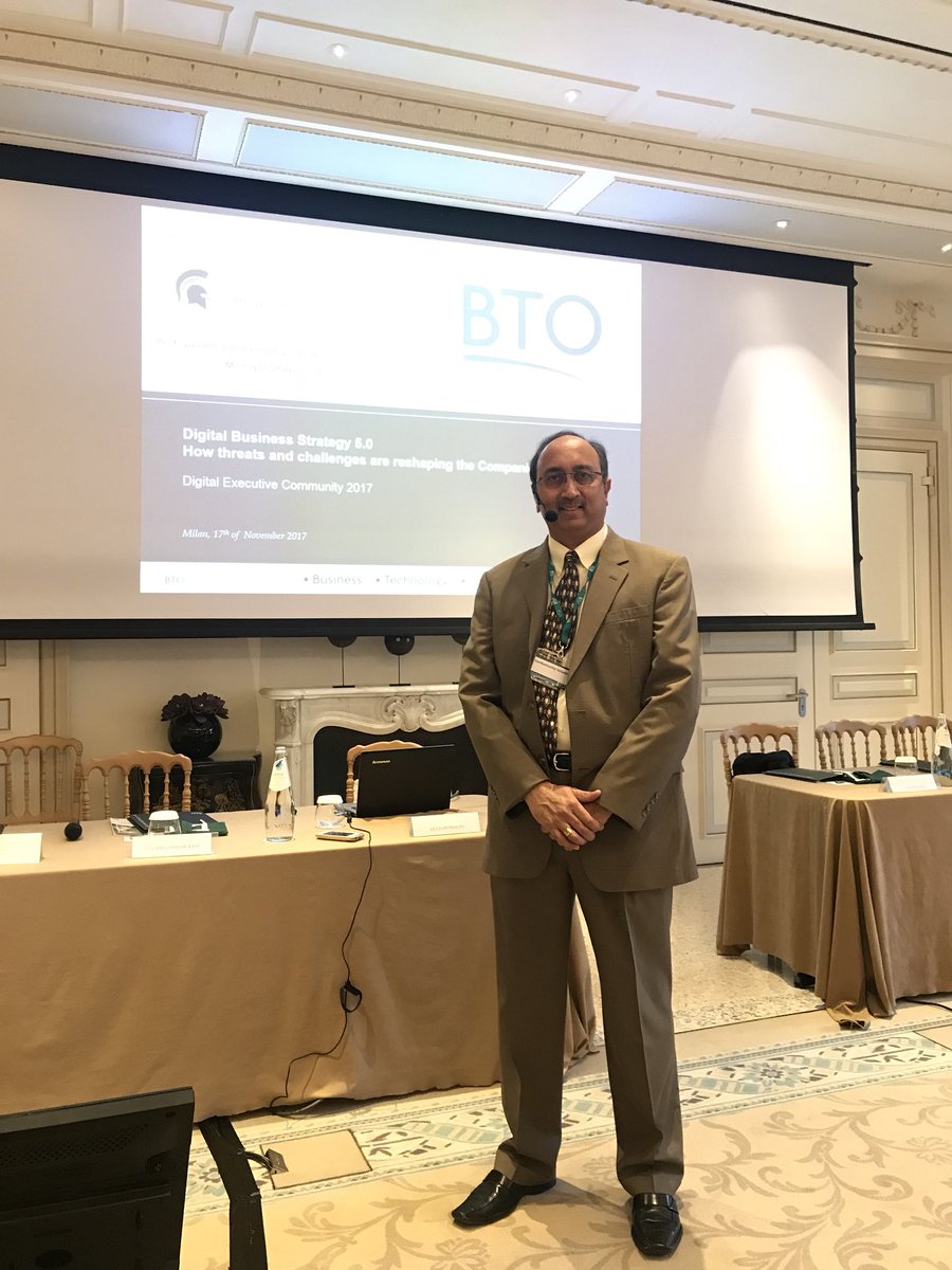 BTOResearch's tweet photo. It’s a pleasure to host Vallabh Sambamurthy from @michiganstateu as main guest for our #btocommunity.
#Digital #Business #Strategy https://t.co/tfKz2Ufh4I
