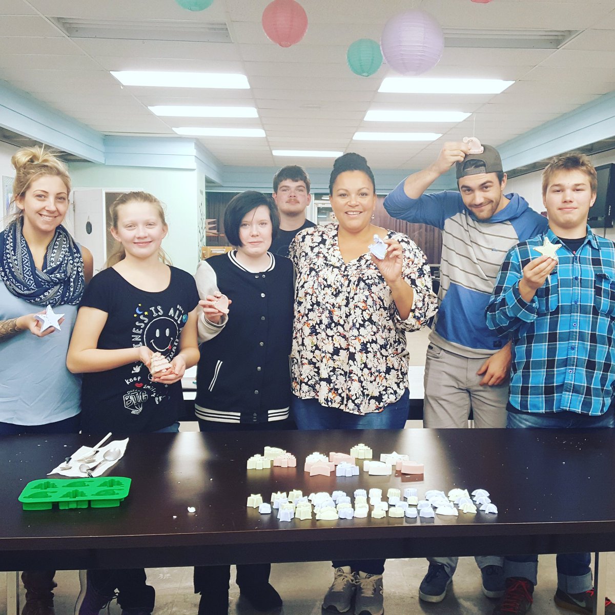 Thank you <a href="/sweetpurehoney/">Sweet Pure Honey</a> for today's lesson in soap making and engaging the youth in amazing conversations! We appreciate you! #youth #makingadifference #community  #medicinehat #newexperience
