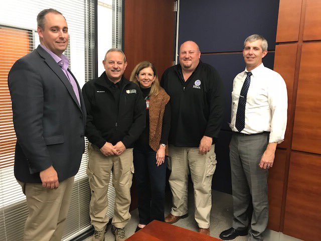 <a href="/Cal_OES/">California Governor's Office of Emergency Services</a> and @femaregion9 Thank you for being gracious with your time, and so willing to share everything about the complexities of the response and recovery for the fires. You are forging new paths. Thank you for your leadership. AZ stands ready to support for the long term.