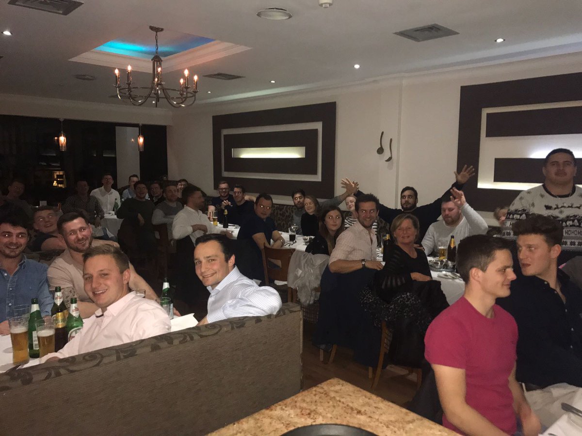 SevenoaksRFC's tweet photo. Great squad night at the @RajBari7oaks!  Over 50 in attendance.  Thanks for a great evening #COYO https://t.co/hevGYNReHr