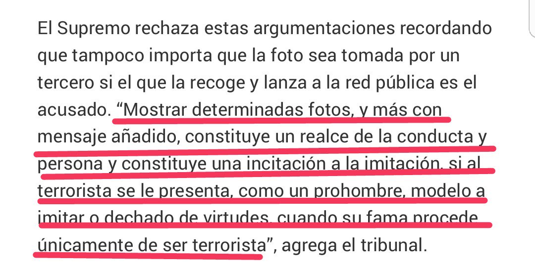 policia's tweet image. ⚠️El #TribunalSupremo considera que RT mensajes o imágenes  de apoyo o enaltecimiento del #Terrorismo  también puede ser DELITO.  poderjudicial.es/cgpj/es/Poder-…