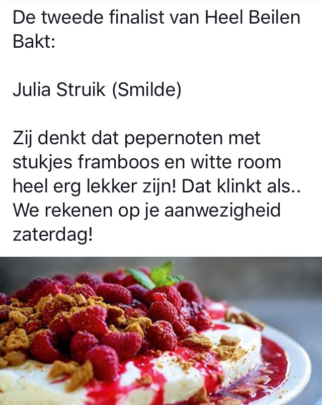 SinterklaasB's tweet photo. De genomineerden van Heel Beilen Bakt (pepernoten) #HBB zijn bekend! Morgen 14.45 de finale op het bordes voor het gemeentehuis. #welkom https://t.co/7JkVXijPqu