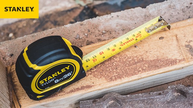 ukstanleytools's tweet photo. We're #ProAccuracy. That's why we made a tape that's small, accurate AND durable. The STANLEY TYLON® 8m Tape.
Shop: https://t.co/s8OR2TDtQC https://t.co/j3UiKKKvgK
