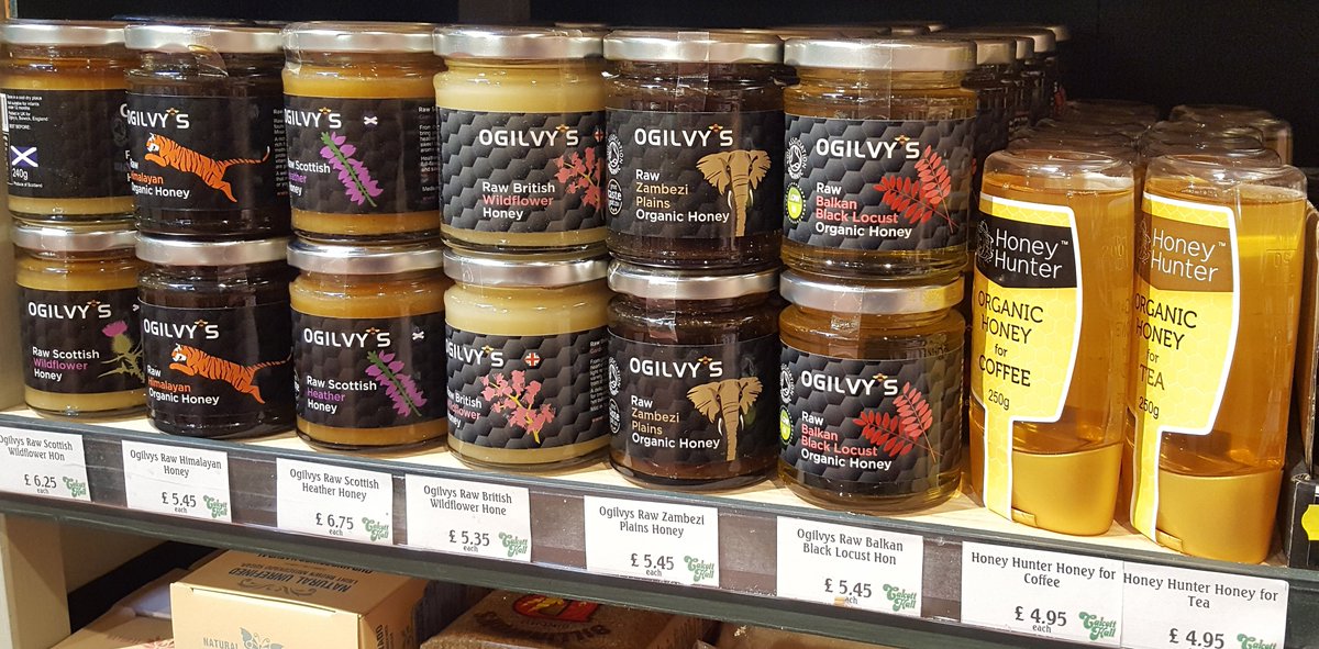 Thank you Calcott Hall Farm, a great display of Ogilvy's honey! <a href="/calcotthall/">Calcott Hall Farm</a> ow.ly/6iM930gDIQW