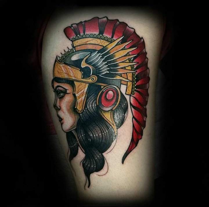 handstyletattoo's tweet photo. Neotraditional warrior lady by Phil! For bookings and queries, email handstyletattoos@gmail.com https://t.co/Ka1bLZkO4V