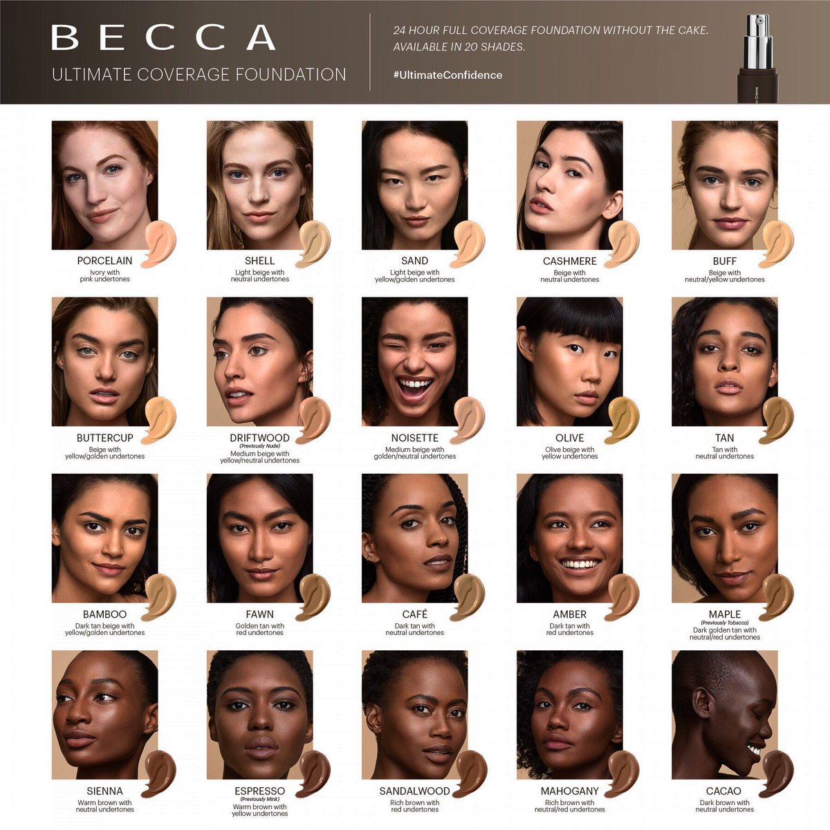 Kimberl47041384's tweet photo. Becca coverage complexion creme , A full coverage yet breathable liquid foundation enriched with high concentrations of pigment and water , conceal imperfections, redness , hyperpigmentation and uneven texture with this weightless liquid foundation now available #makeupsa 🙌🏽 https://t.co/OmrU4y7McC