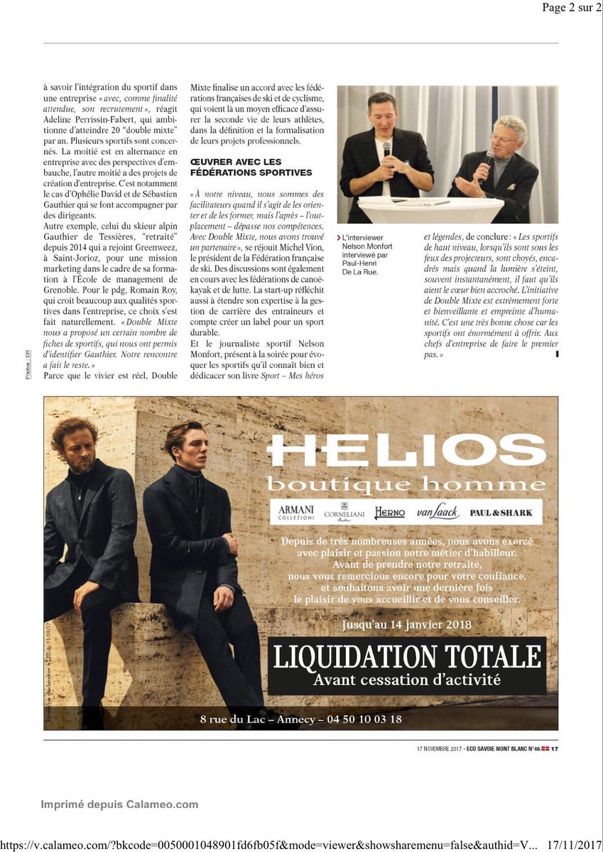 #ilsn'ontpasfinidenousfairegagner Lancement de <a href="/2Mixte/">Double Mixte</a>, la passerelle entre le monde du Sport et les entreprises. Connecter les talents !