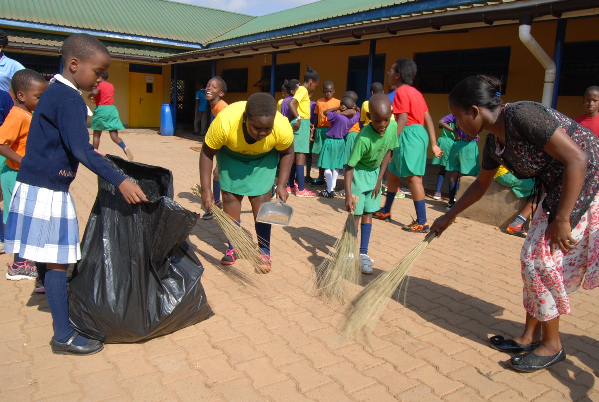 GreenhillUg's tweet photo. "Cleanliness & good sanitation in schools is a matter of high importance" - Narendra Modi
At #GHA, we emphasize and teach all of our students that a clear mind at school starts from a clean and lively environment so keeping our surroundings is key.
#GHAstudents #USAFI https://t.co/o6FduLKQMc