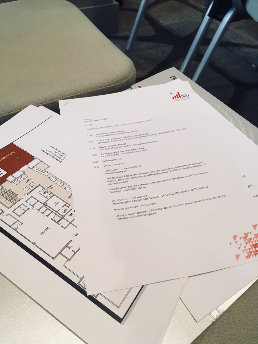 BDU_eV's tweet image. #Digitalisierung und Best Practices in der Führung von Beratungsunternehmen  stehen heute auf dem Programm #DBT17