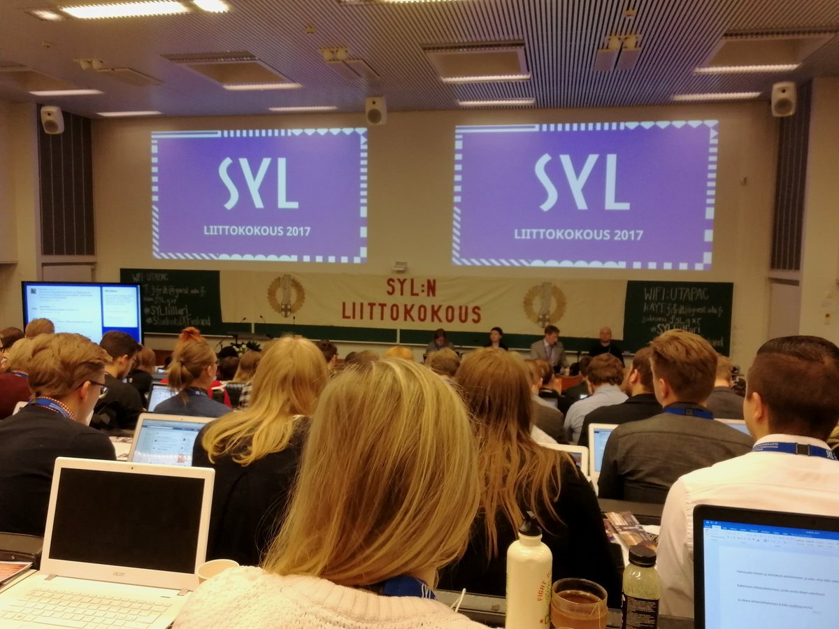 Taas mennään #SYLliko #studentsofFinland