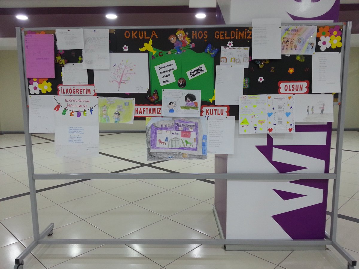 Okul etkinlik panomuzdan kareler...