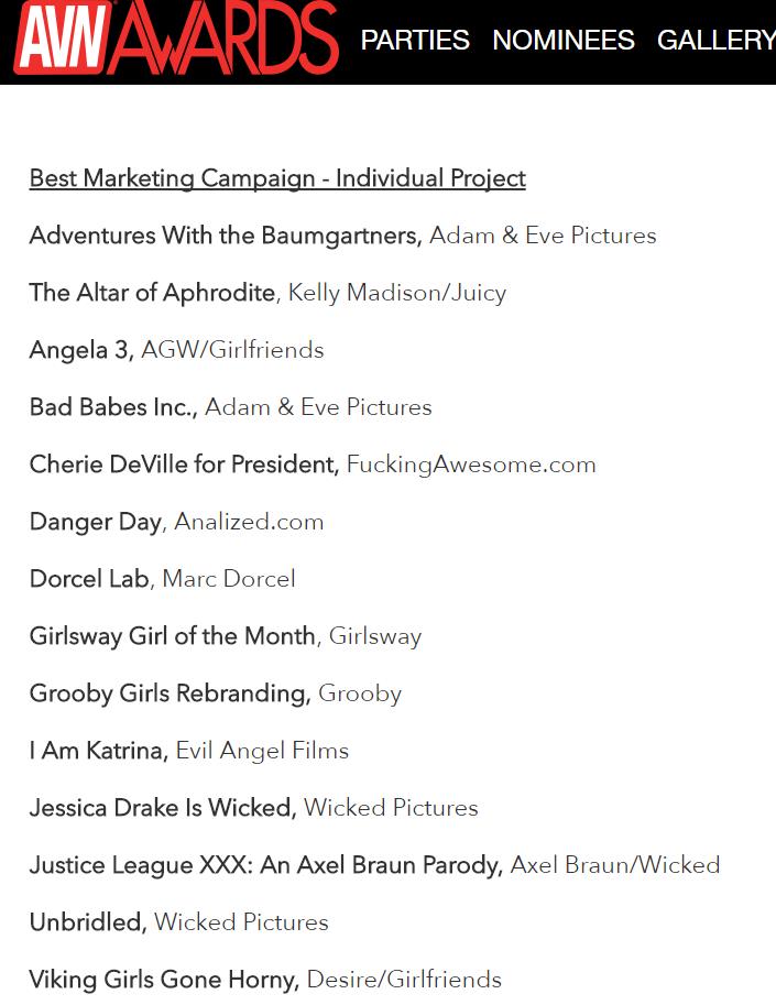 GroobySteven's tweet photo. So happy to see that we've been recognised in mainstream categories for 'Best Overall Marketing' and 'Best Marketing Project' for our ShemaleYum to GroobyGirls switch.
Took us years to do it -and it was done correct.  Well done @GroobyWebmaster @Kristel_Penn @SparkySnakeden etc. https://t.co/7e61UORM8S
