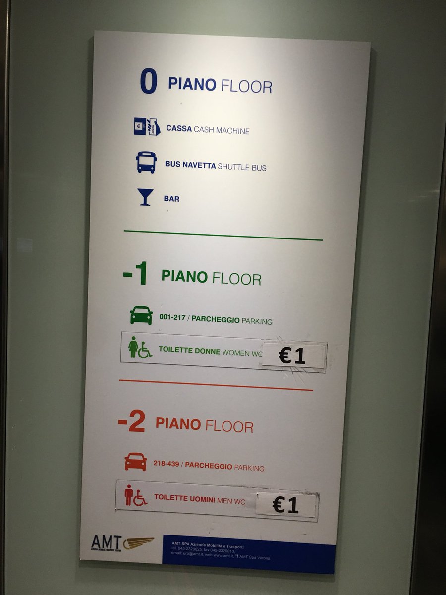 ITVDenim's tweet photo. #AMT #Verona vergognoso far pagare l’utilizzo dei bagni a disabili e bambini https://t.co/GPy5RipXrc