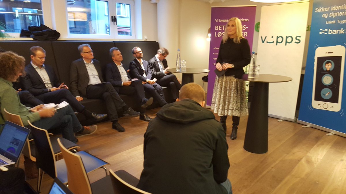 Pressekonferanse i gang! Nordens ledende betalings-og identifiseringsaktør lanseres i dag. #vipps
