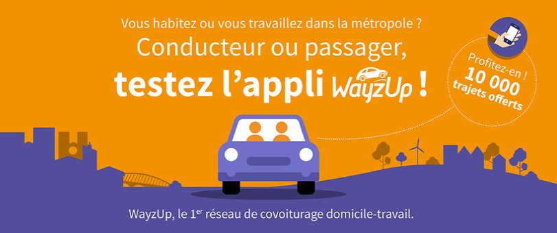 TAObustram's tweet photo. #TaoInfo Vous habitez ou travaillez dans la métropole?
Le covoiturage domicile-travail peut compléter Tao pour vos besoins en déplacements
Conducteur ou passager,testez l'appli #WayzUp!
#OrleansMétropole vous permet de bénéficier de 2 trajets gratuits/jour https://t.co/r3mSrJ8PNM https://t.co/liACVi37sh