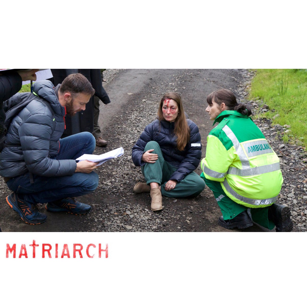 MatriarchMovie's tweet photo. Writer/Director @ScottRVickers with actress’ @CharliBlackwood &amp; @a_k_ho on set of #MatriarchMovie

#filmmaking #thriller #indiefilm #movietwit #actorslife #behindthescenes #cinema #SupportIndieFilm https://t.co/oH9q3BdTNt