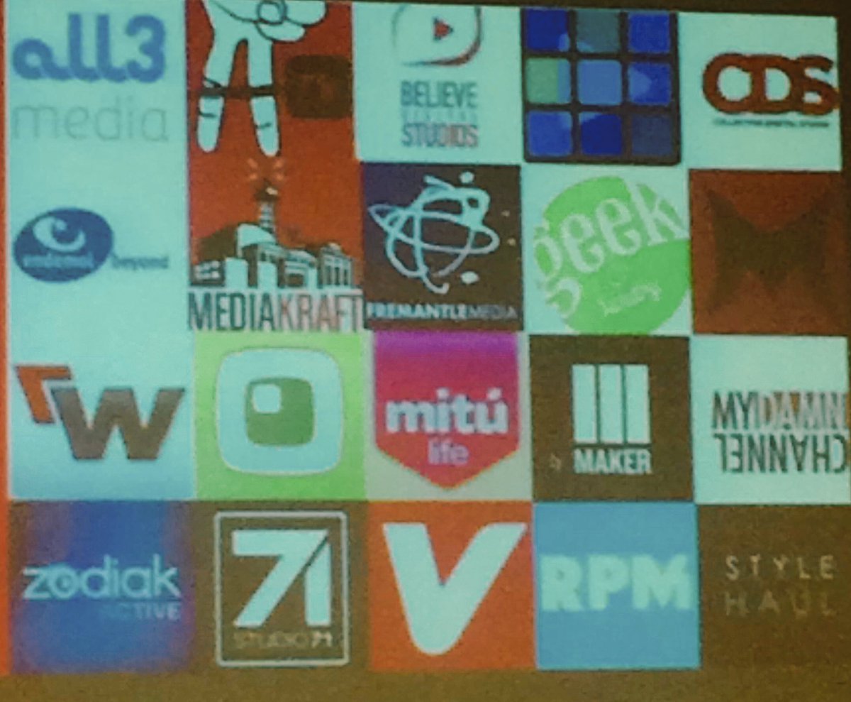 gdetorres's tweet image. Si no sabes qué es MCNs -Multi Channel Networks- y no reconoces las empresas de la foto necesitas una #youtubemasterclass :-)