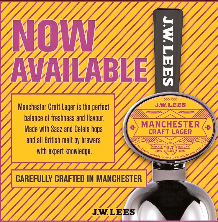 londonbridgeinn's tweet photo. We Officially launch our new #ManchesterCraftLager give it a try at the bar, made with #Saaz & #Celeia #Hops by our #Brewers with #ExpertKnowlege https://t.co/pW8cAlzZmr