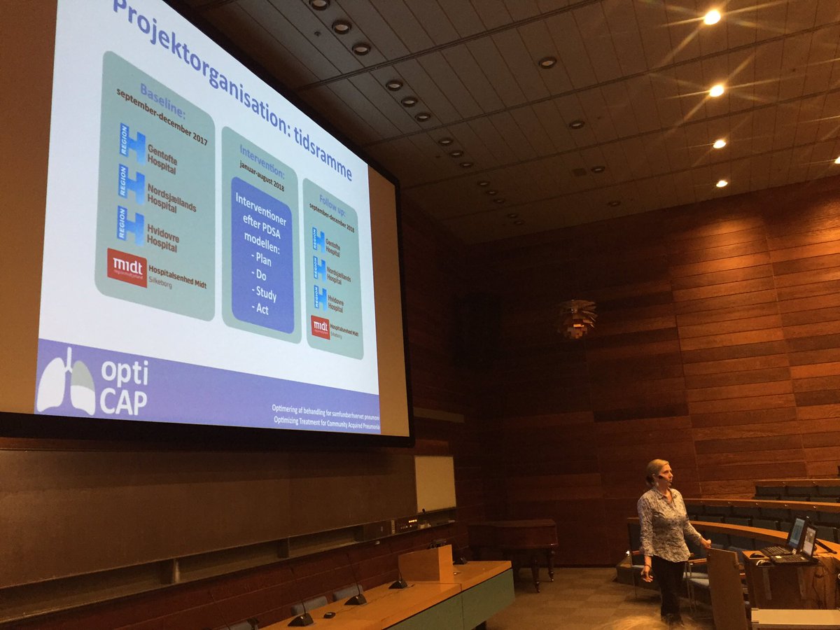 Overlæge Pernille Ravn fortæller om multicenterstudiet OptiCAP, der skal sikre bedre behandling for patienter med samfundserhvervet pneumoni på <a href="/HerlevGentofte/">HerlevGentofte Hosp.</a> <a href="/nythospital/">Nyt Hosp. Nordsjæl.</a>, Amager og Hvidovre Hospital samt Silkeborg Hospital #antibiotika17 #EAAD2017