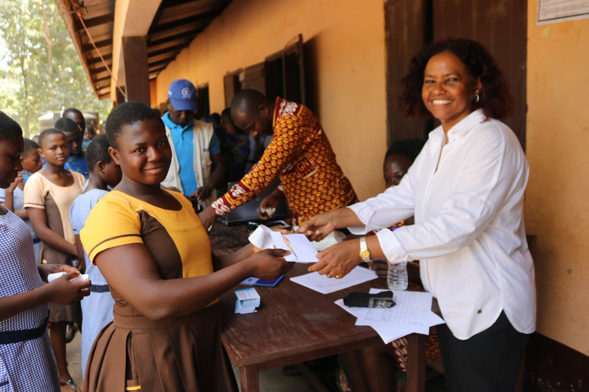 WFP West Africa (@wfp_wafrica) on Twitter photo To be in #school or at home? Many adolescent #girls do not get to make that choice as families decide for them. <a href="/WFP/">World Food Programme</a> and the #Ghana #Education Service provide cash incentives to ensure girls chose to stay in school and are supported by their families and teachers. To be in #school or at home? Many adolescent #girls do not get to make that choice as families decide for them. <a href="/WFP/">World Food Programme</a> and the #Ghana #Education Service provide cash incentives to ensure girls chose to stay in school and are supported by their families and teachers.