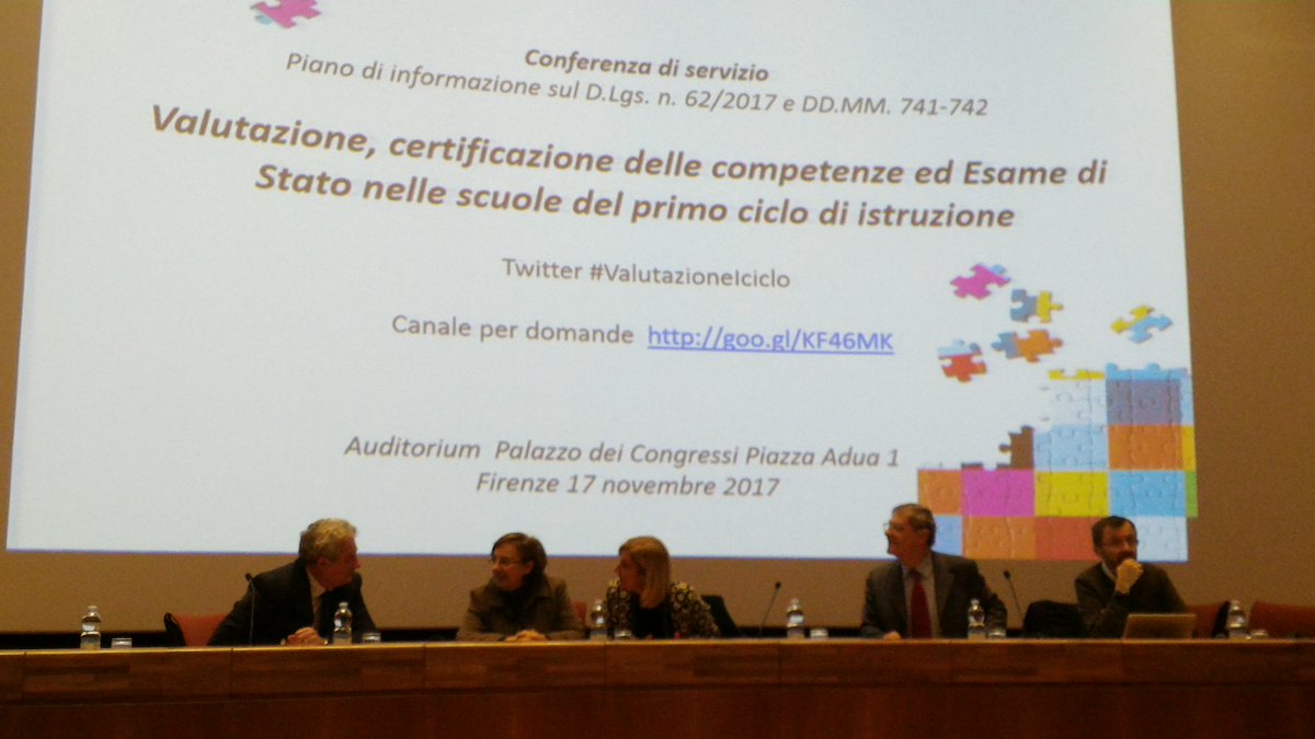 #ValutazioneIciclo
Inizia la conferenza di servizio