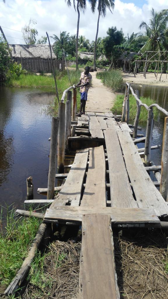 ambienteong's tweet image. Un pont de passage dans le village lacustre de djègbadji au Bénin. Votre prompte réaction.