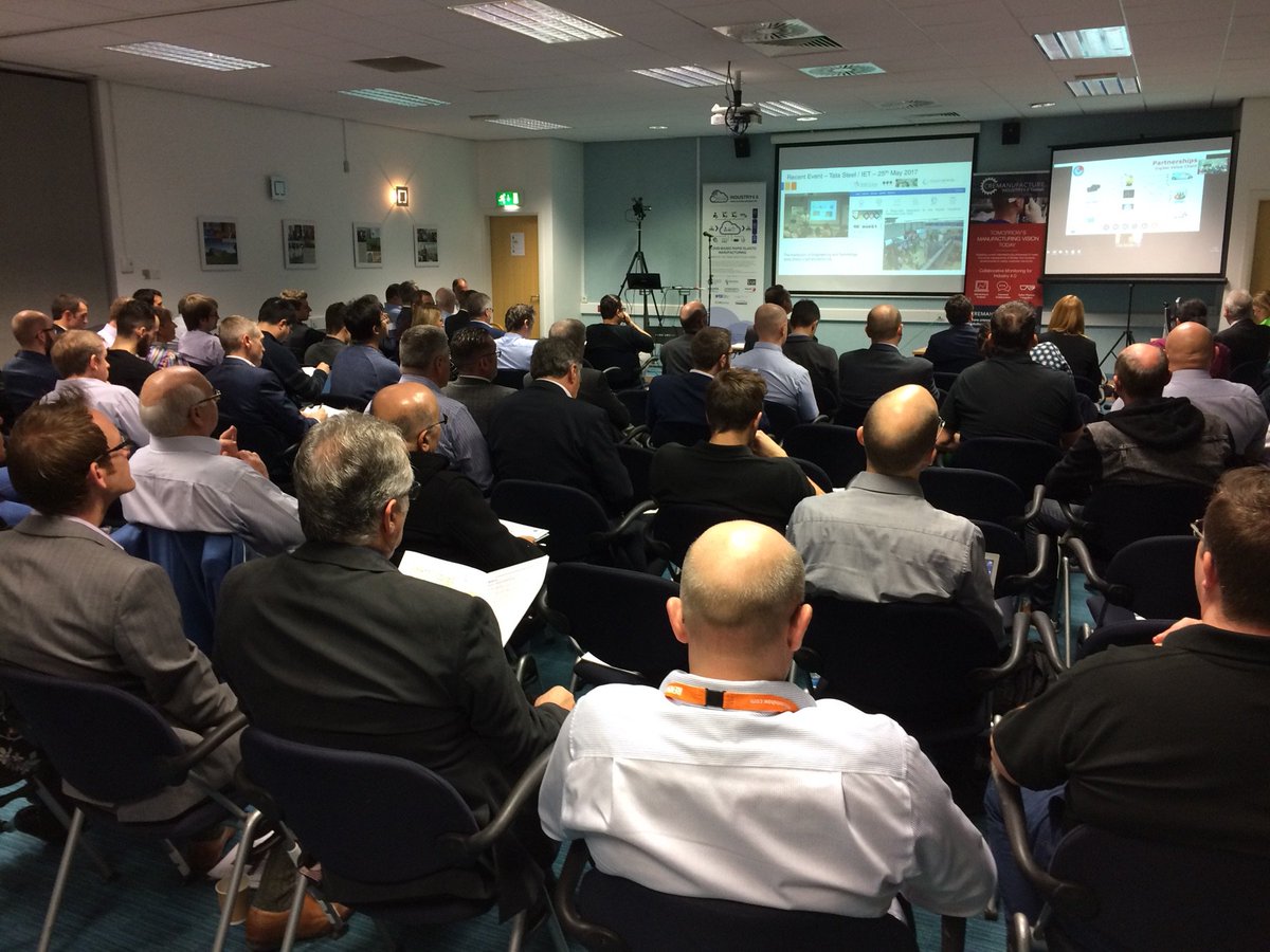 CREMAPROJECT's tweet photo. CREMA Industrial Workshop was fully seated and packed with content, interactive questioning and lots of demos. https://t.co/Pz3RGYilty