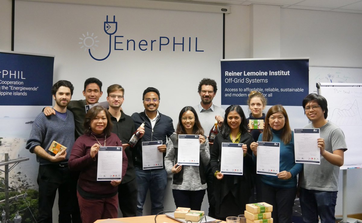 RL_Institut's tweet photo. Today, we bid farewell to the @Official_UPD group who visited us for 2 weeks. Thank you for the fruitful discussions about the Energy Transition in Germany & the #Philippines. We look forward to a great cooperation in the #EnerPHIL project! โ๏ธ๐ฌ๏ธ๐๐
https://t.co/gKh65jdvOI https://t.co/twMOWBR3Sz
