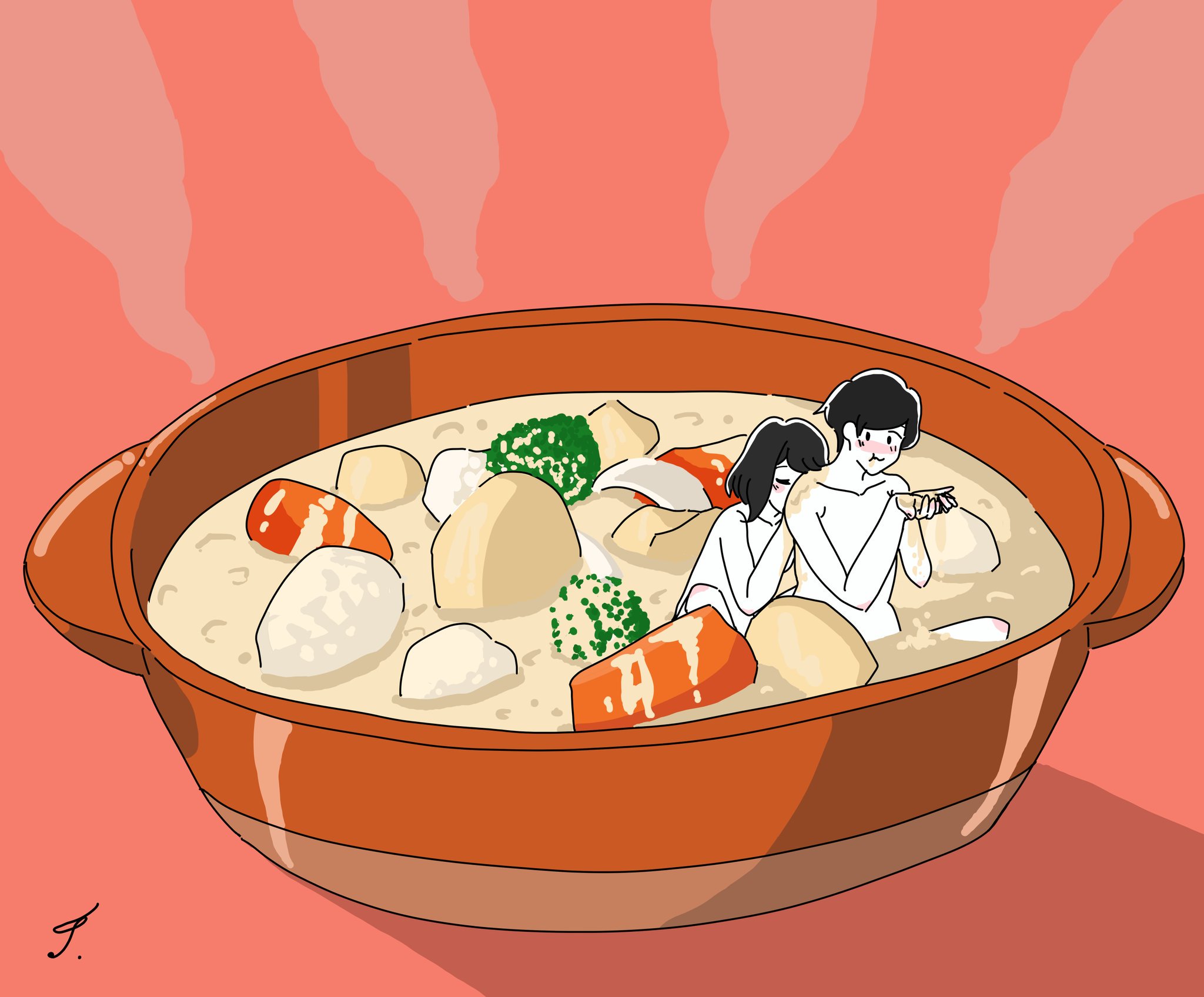 同僚 クリームシチュー肌 クリームシチュー セクショク 食テロ 飯テロ セクシー イラスト オリジナルイラスト イラスト好きな人と繋がりたい T Co C7twcpp6pl Twitter