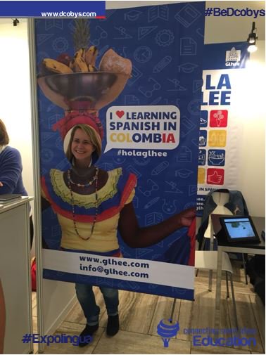 DcobysSM's tweet photo. Would you like to live the best learning experience in Spanish language? Dcobys &amp; Glhee can do it! Visit us at @ExpolinguaB 2017 and you can take a picture with a little taste of Colombian culture. #BeDcobys #Expolingua #Colombia #holaglhee https://t.co/UvAeybayJz