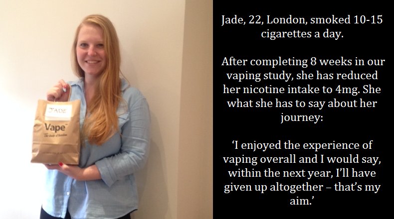ElJefevapes's tweet photo. Let us know how has vaping changed your life, like it did for Jade. https://t.co/ndkUfJA6L5