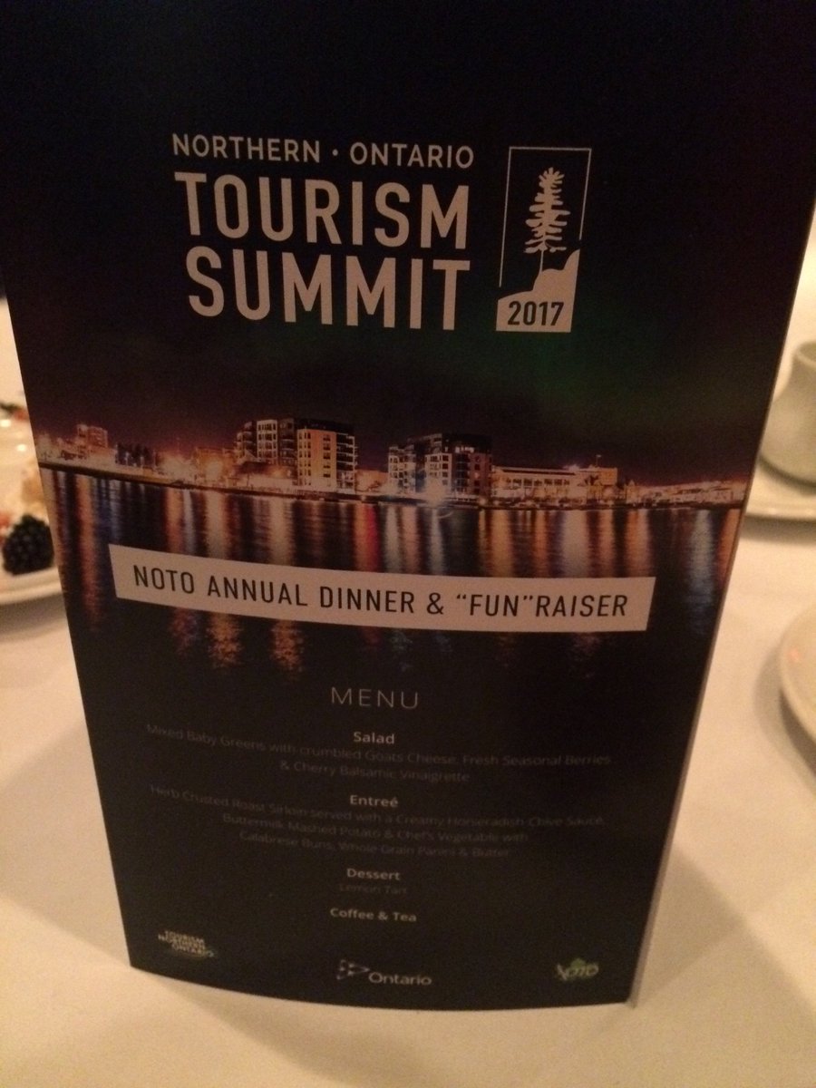 katiehannon17's tweet photo. Nature and outdoor tourism https://t.co/zMooPBl7aL: annual dinner menu #NOTS2017 #yum https://t.co/vyfS00qDpF