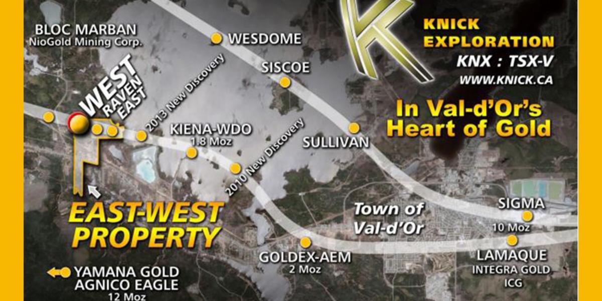 We are pleased to present highlights from our 2009, 2011 and 2016-2017 drilling processed composite gold assay intervals over 0.2g/t on our East-West property. 👉bit.ly/2mzzXo5 $KNX  #Gold #invest #exploration #Abitibi