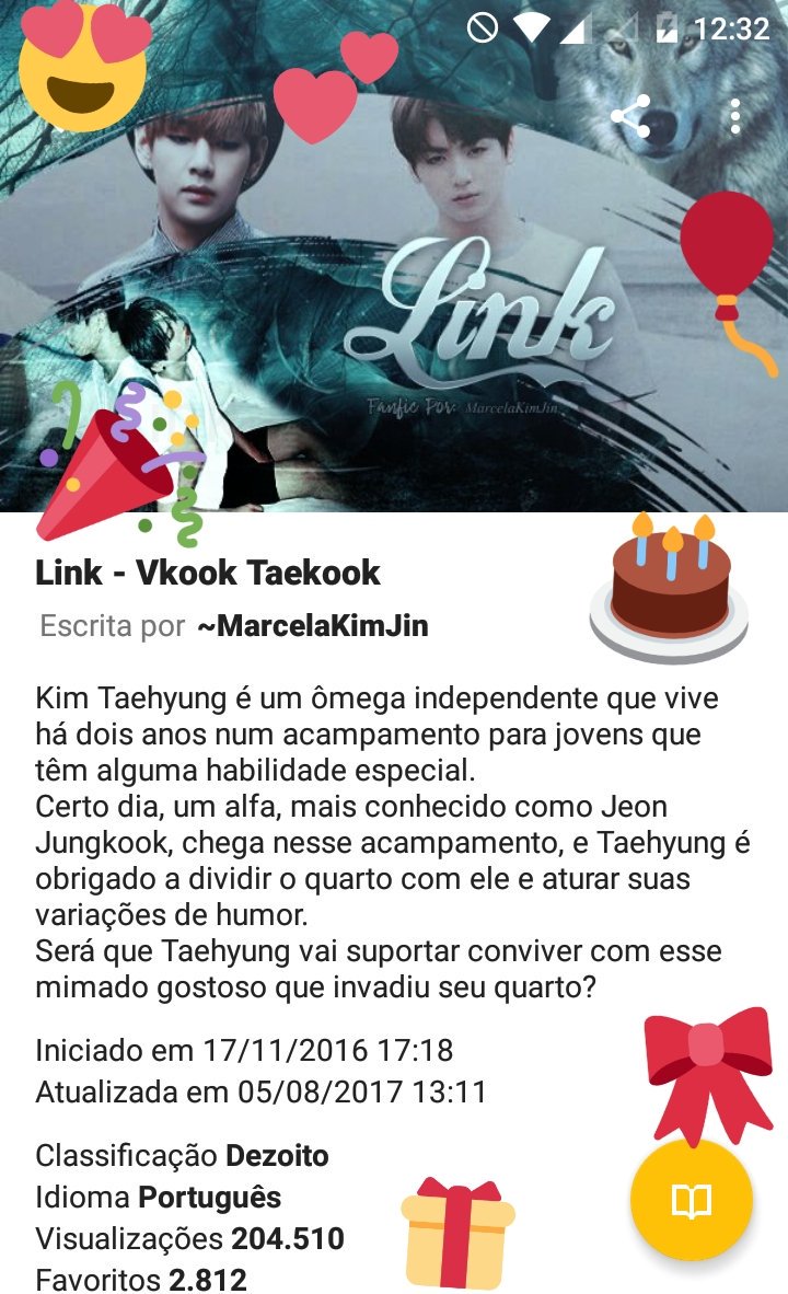 mmingeez's tweet photo. É HOJEEEEE!!!! Minha bebê ABO está fazendo 1 aninho 😍😍 estou orgulhosa #Link #1ano #fanficABO #Taekook #Vkook https://t.co/0yjS3jCfak