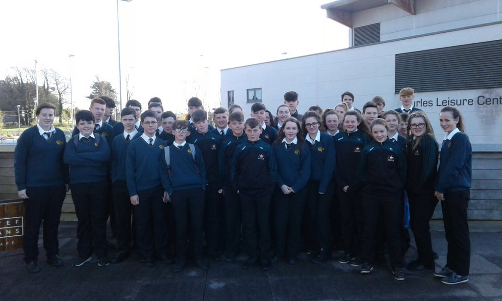 GC_Cheitinn's tweet photo. 2nd year and 4th year students at the Source Arts Centre Thurles after watching the film 'The Furthest' https://t.co/LzMsHDrHK9