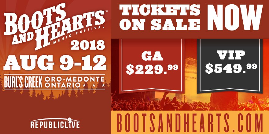 BootsandHearts's tweet photo. 🚨 Time to dust off those boots! #Boots2018 is officially ON SALE NOW! Grab your tickets while they're hot👉 https://t.co/OV6gLqPnZy https://t.co/f27asSQf3t