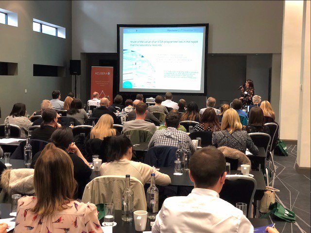 RandoxClinical's tweet photo. What a great turnout for our #RIQAS User Forum in Manchester - a free event designed to teach you all about EQA and give you info on RIQAS, our very own EQA programme. #Manchester https://t.co/XuW6Ia74OB