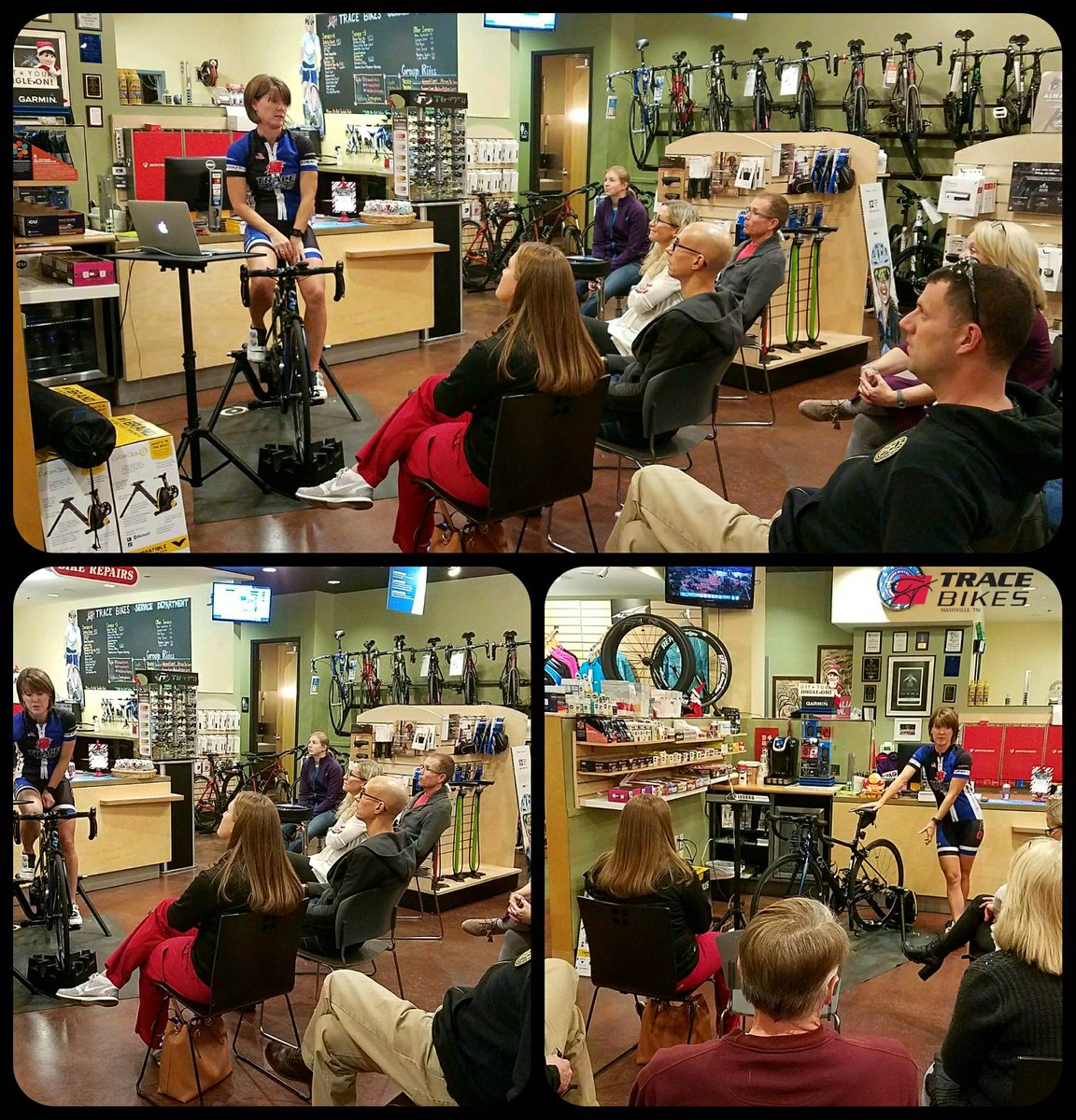 TraceBikes's tweet photo. Thank you to everyone who came out for our Zwift and CycleOps smart trainer clinic. Hopefully we answered your questions and have you well on your way to a successful winter training season. Happy Zwifting! #tracebikes #tracebikesrideclub #zwift #cycleops https://t.co/brrFp4lzrA