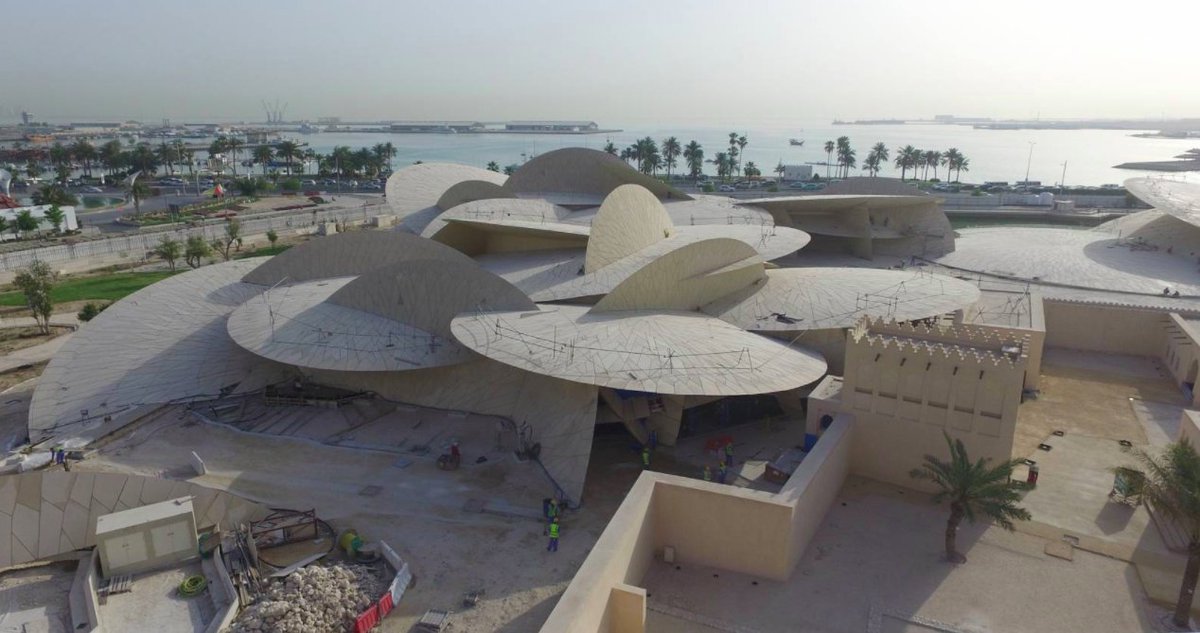 ateliersjnouvel's tweet photo. GREAT NEWS!

The National Museum of Qatar won "Best Façade Design and Engineering of the Year" at the ABB LEAF Awards.

"From there you leave for the desert and you return from it bringing back treasures: images that remain forever engraved on your memory", says Jean Nouvel https://t.co/ybYePuYzNM
