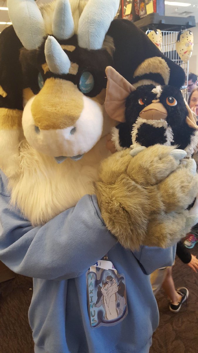 Elephabulous's tweet photo. Happy #FursuitFriday everyone! Here is some Zipper & Max from #chasecon ❤️ https://t.co/N2DgmQc7Fa