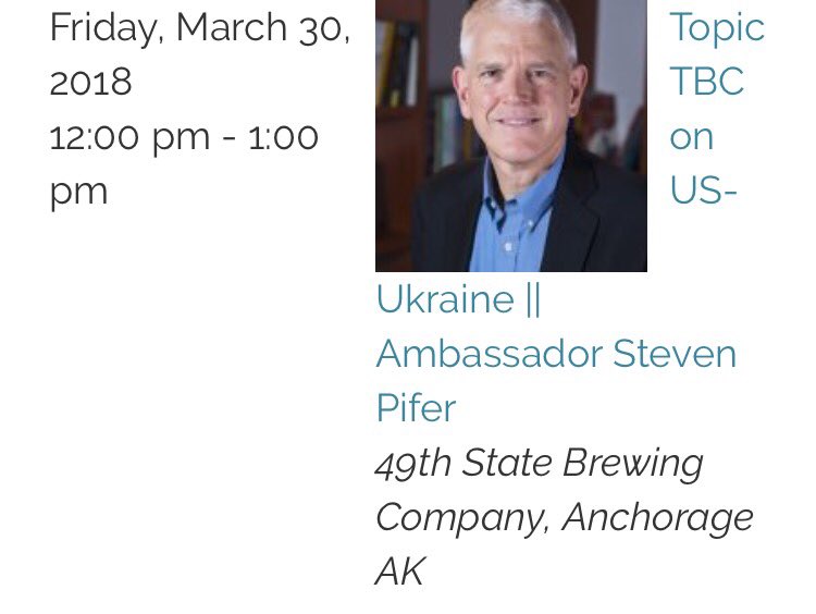 AKWorld's tweet photo. Our March 30 speaker Steven Pifer on "Cover to Cover" @WACAmerica #WACA2017 #FutureofAmerica https://t.co/8FUftRZXjB