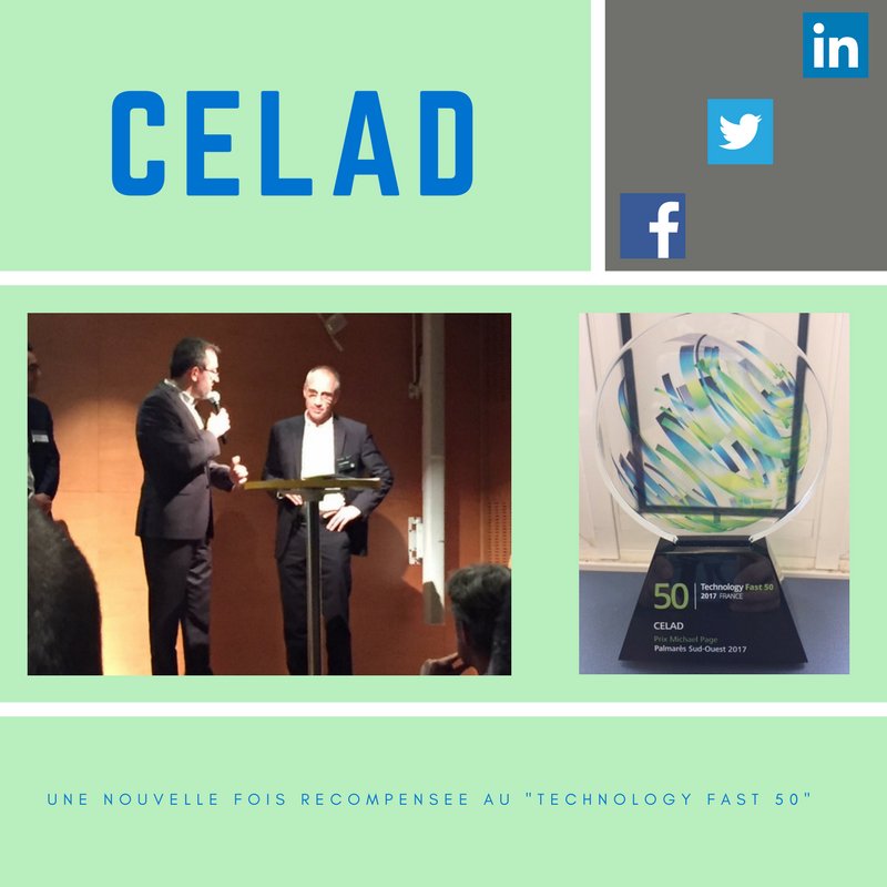 CELAD est reconnue pour son développement!
#CELAD #technology