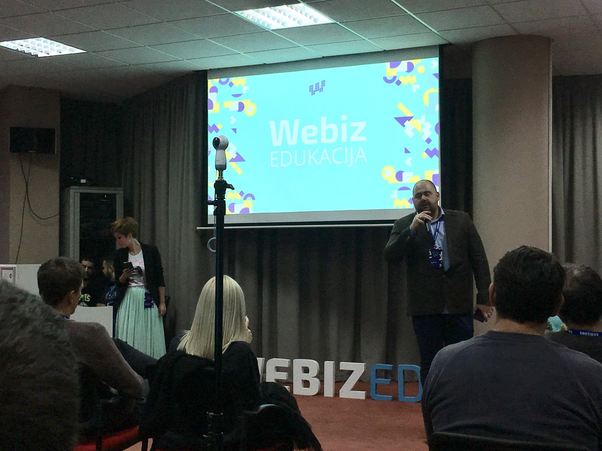 milenaabd's tweet photo. Stigosmo i na #webiz2017 @goga_puric @SilvanaBozovic @Chapter4PR https://t.co/pWzertYyZM