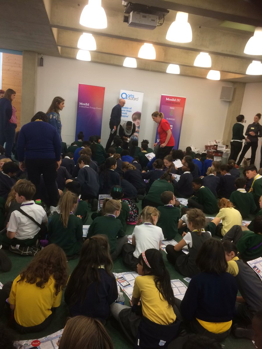 ArtsAward's tweet photo. Discover Arts Award Part C being completed! @mozillafestival #MozEd https://t.co/AYrUVJfa29