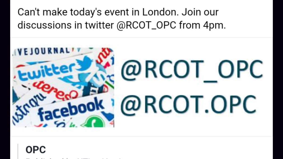 RCOTMajorHealth's tweet image. #ValueOt #palliativerehab